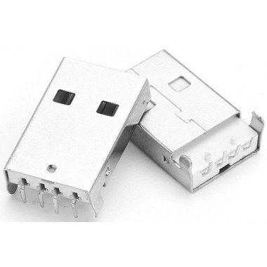 USB 2.0 Connector TYPE A MALE Right Angle